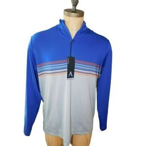 Antigua Size L Large MENS Golf Pullover Long Sleeve Top Sporty Active NWT